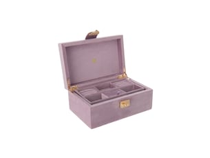 Boîte à bijoux à compartiments oto 21cm lilas