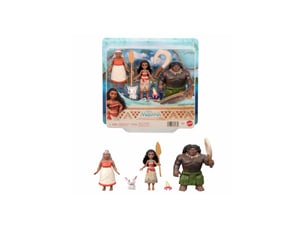 Mini poupées articulées vaiana 3 avec maui gramma tala pua accessoires