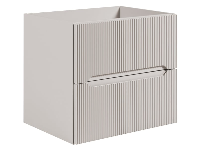 Meuble sous vasque suspendu novo cachemire mat 60 cm  - Conforama A