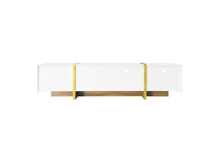 Meuble tv coloris bicolore 190 cm   