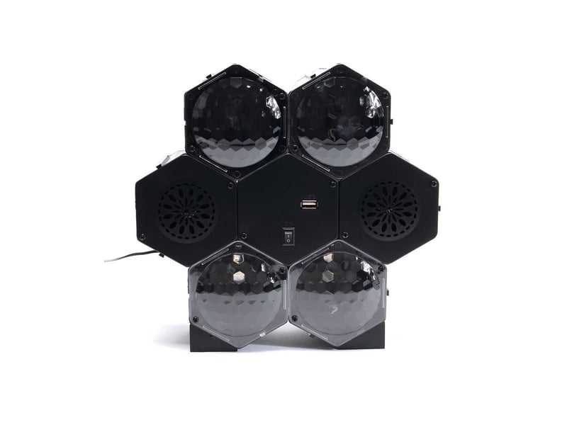  Enceinte projecteur disco 4 spots - dancing DANCING - Conforama B