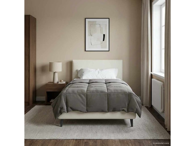  Duvet d'hiver - couette 155 x 200 cm hiver - couette microfibre (100% polyester)  - Conforama D