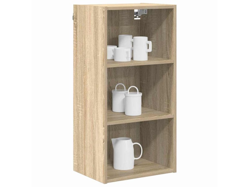  Meuble de rangement cuisine, armoire suspendue chêne sonoma 40x29,5x80cm  - Conforama C