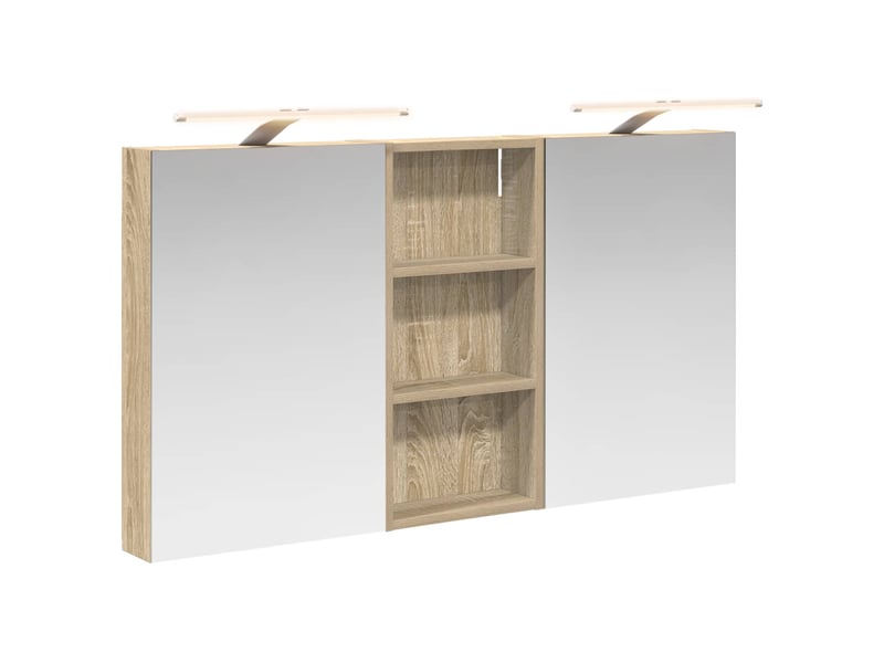  Ensemble de meubles de salle de bain 3 pcs 110x10.5x60.5 cm shl590  - Conforama A