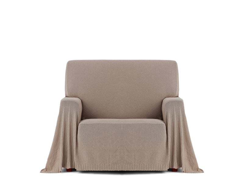 Tissu écossais en coton polyvalent 130 x 160 cm  - Conforama A