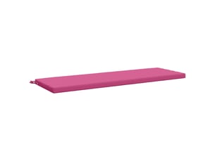 Coussin de banc, coussin d'assise, coussin de canapé soest 100 % polyester rose 140 x 50 x 5 cm cf53463