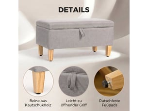 Banc  coloris gris <strong></strong> <strong></strong>