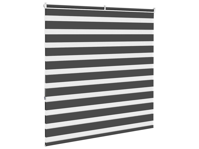  Store zèbre, store de fenêtre noir 150x150 cm largeur du tissu 145,9 cm polyester cf48890  - Conforama D