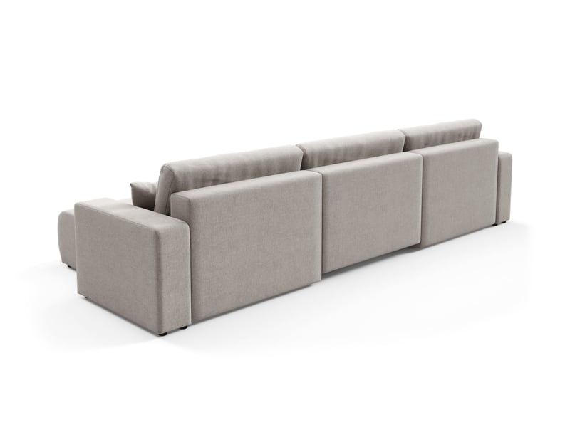  Canapé d'angle convertible molinio u gris  - Conforama E