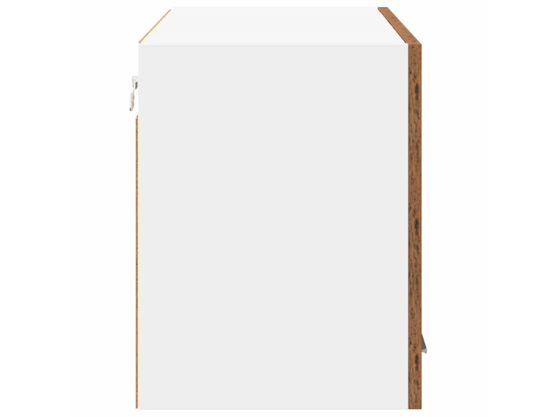  Armoire suspendue moderne avec grand espace de stockage 80 x 31 x 40 cm en bois d'ingénierie blanc 02_0053279  - Conforama D