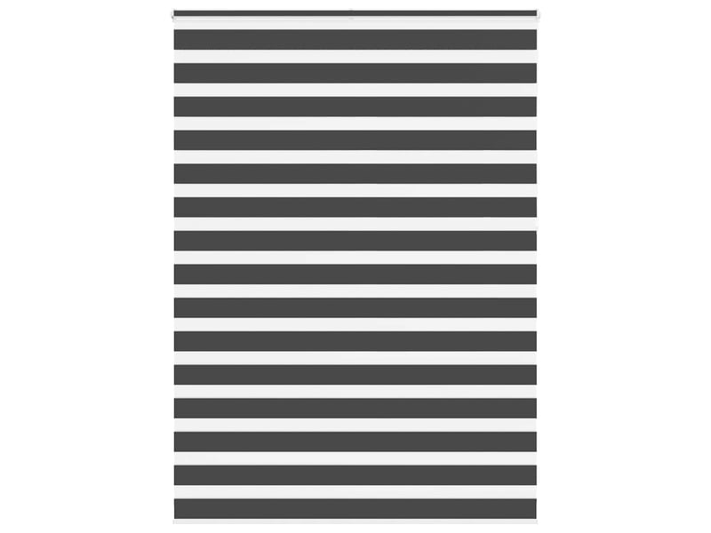 Store zèbre, store de fenêtre noir 165x230 cm largeur du tissu 160,9 cm polyester cf48904 - Conforama B