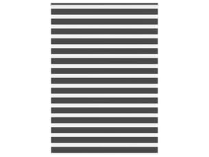 Store zèbre, store de fenêtre noir 165x230 cm largeur du tissu 160,9 cm polyester cf48904