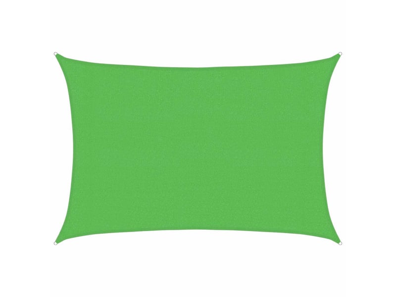  Voile d'ombrage - voile d'ombre - voile parasol 160 gm² vert clair 3x4,5 m pehd  - Conforama A