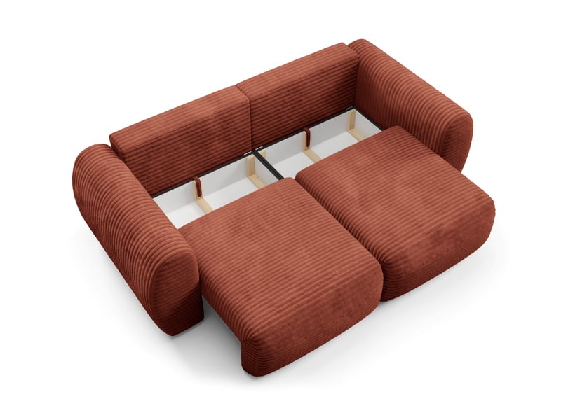  Canapé convertible premium cloud rouge  - Conforama E