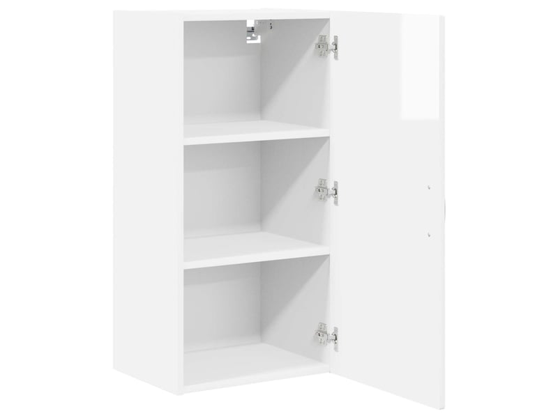  Meuble mural de cuisine, armoire de cuisine blanc brillant 40x31x80cm shl6186  - Conforama E