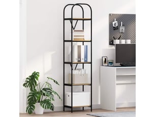 Étagère 5 niveaux, étagère de rangement 40 x 30 x 183 cm bois d'ingénierie shl4844