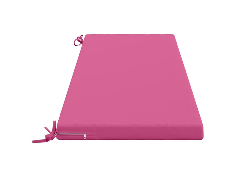  Coussin de banc, coussin d'assise, coussin de canapé soest 100 % polyester rose 140 x 50 x 5 cm cf53463  - Conforama D