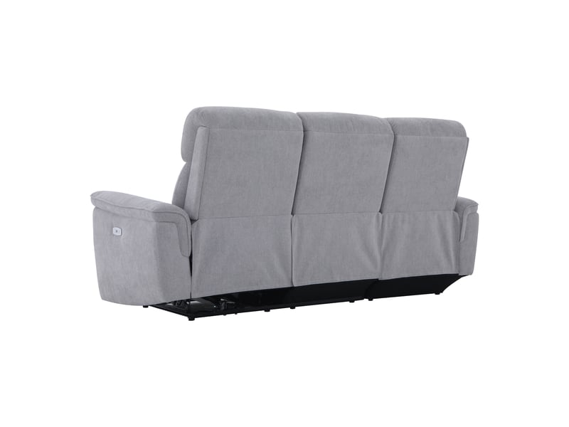 Canapé d'angle gris relax électrique 3 p - Conforama D