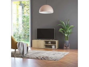 Meuble tv coloris marron 120 cm <strong></strong>  <strong></strong>