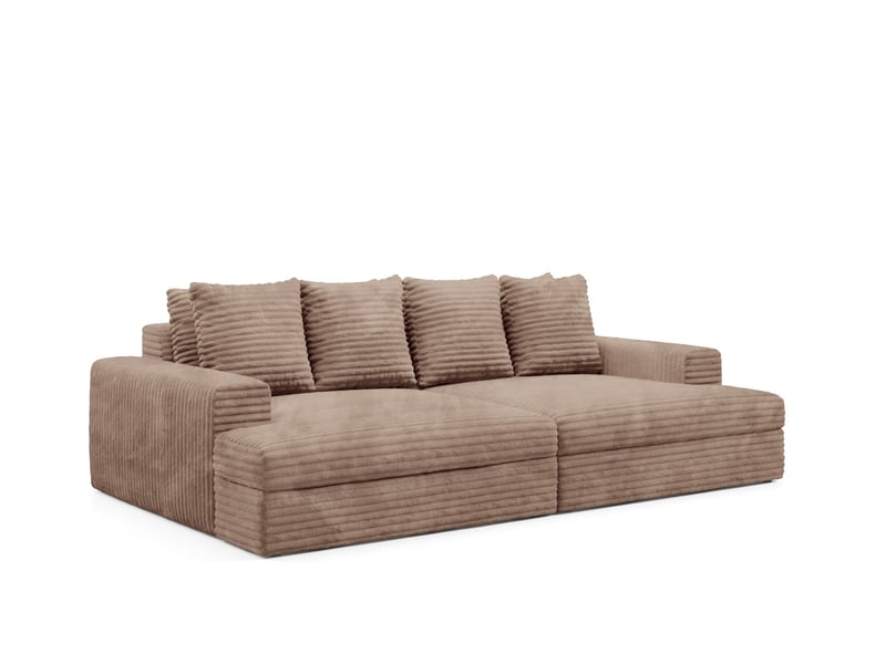 Canapé caldo tilia à confort élevé couleur : tilia beige - Conforama D