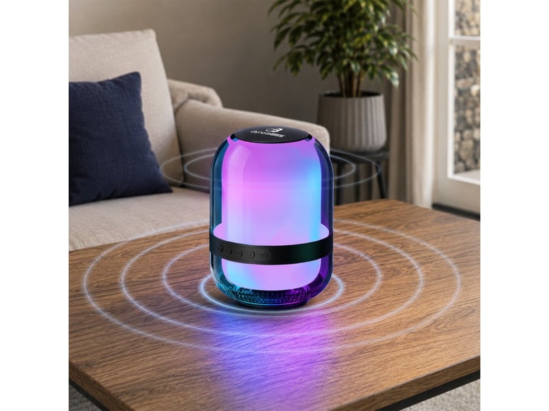  Dynabass - dbe25 - enceinte portable led - bluetooth 5.4 - éclairage rgb  - Conforama C