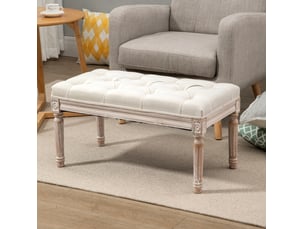 Banquette lit convertible couchage Occasionnel MODENVIE blanc