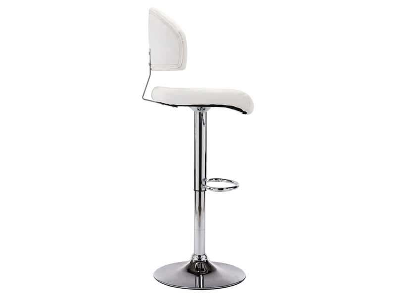  Tabouret de bar, chaise de bar blanc similicuir shl13797  - Conforama D