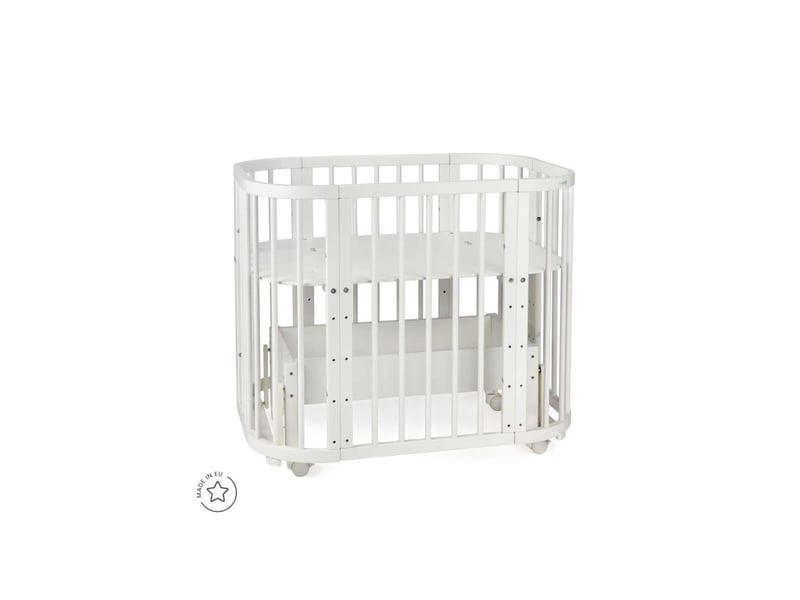 Berceau intérieur pour lit bébé 5 en 1 - bois naturel waldin K-W5-N - Conforama B