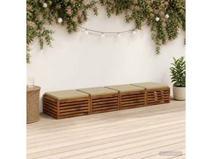 Lot de 4 coussins de siège, coussins d'assise soest 100 % polyester cf60142