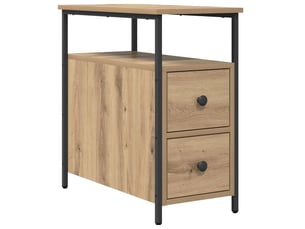 Table de chevet - cabinet de chevet - table de nuit chêne artisanal 30 x 60 x 60 cm