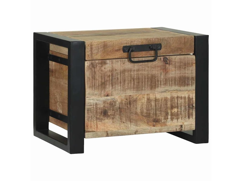  Coffre de rangement, boîte de rangement marron 40x30x30 cm  - Conforama B