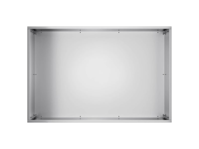  Jardinière - cache-pot de jardin argenté 50 x 40 x 40 cm acier galvanisé  - Conforama D