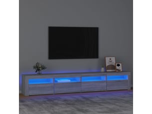 Meuble tv coloris gris 240 cm <strong></strong>  <strong></strong>
