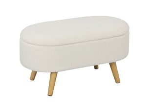 Banquette lit BZ couchage Occasionnel <strong>HOMCOM</strong> <strong></strong> blanc