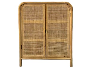 Armoire WANDERLUST DECO coloris marron largeur 80 cm
