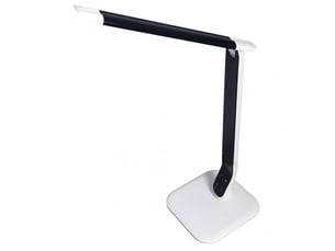 Fabrilamp euclasa lampe de bureau led noirblanc 10 w 800 lm, 3 températures, tactile et dimmable