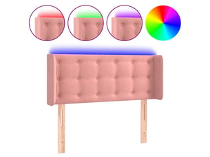 Tete de lit A poser largeur 83 cm rose