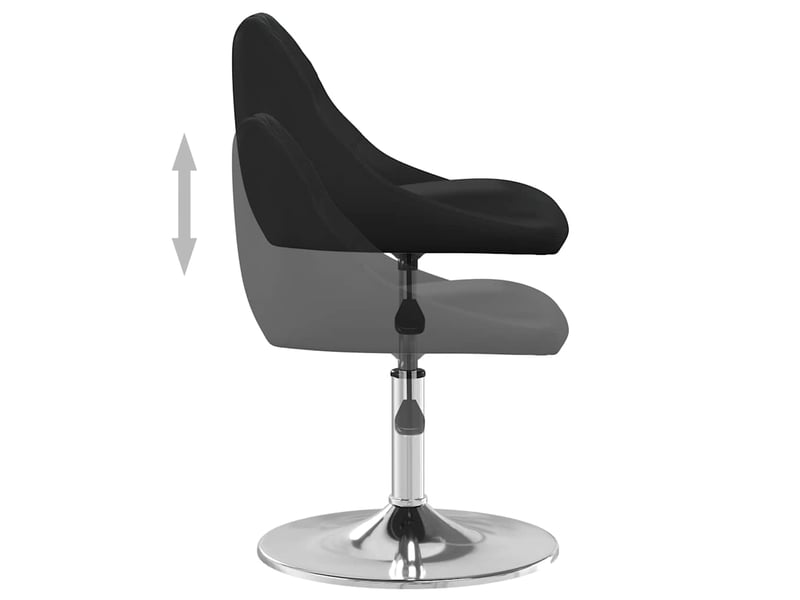  Tabouret de bar, chaise de bar noir similicuir shl71506  - Conforama D