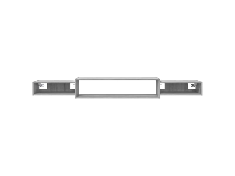  Meuble tv - banc tv - meuble de rangement mural montage mural sonoma gris 180 x 28 x 21 cm  - Conforama E