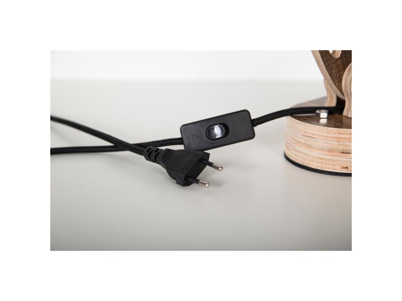  Lampe de bureau articulée merop 55cm marron  - Conforama C