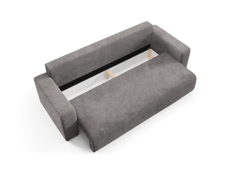 Canapé convertible evora gris anthracite - Conforama D