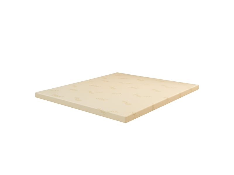 Surmatelas 100x200 face de contact mousse à mémoire de forme 55kgm3 hauteur 5 cm déhoussable (100_x_200_cm)  - Conforama A