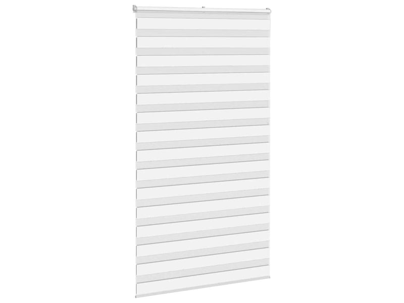  Store zèbre, store de fenêtre blanc 120x200 cm largeur du tissu 120,9cm polyester cf48358  - Conforama C
