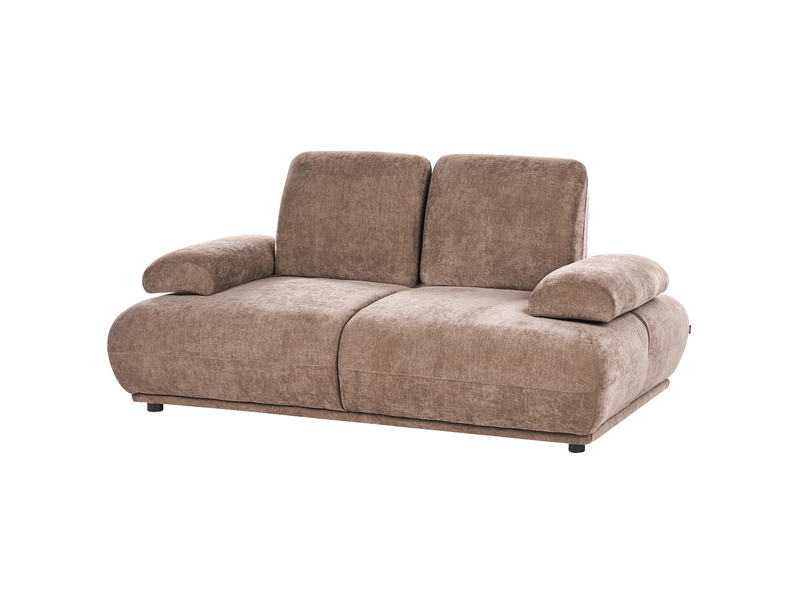 Canapé 2 places nacka marron  - Conforama D