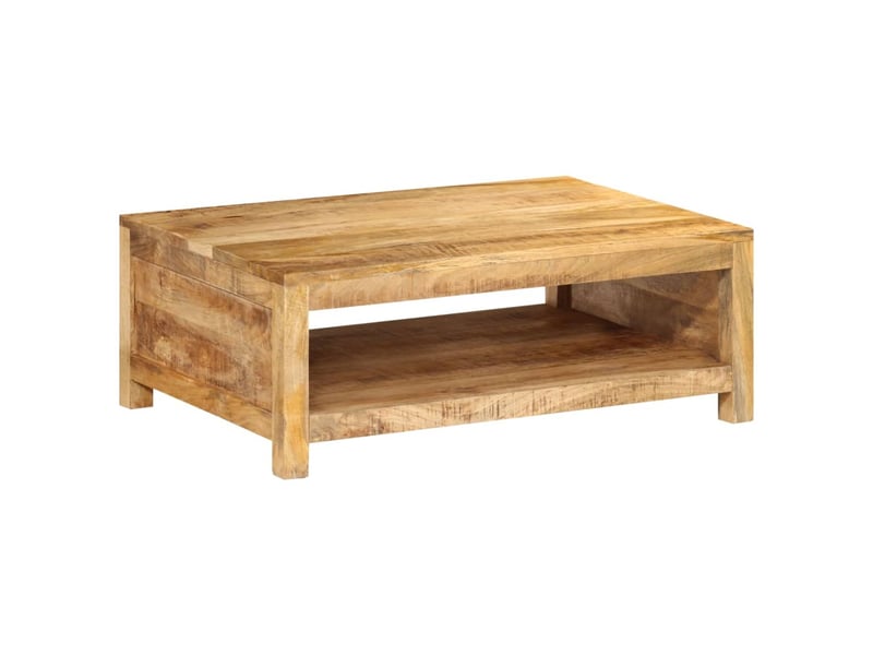 Table basse - table de salon - table à thé 80x55x30 cm bois de manguier massif  - Conforama B