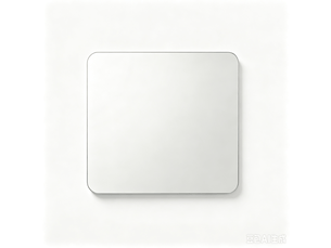 Miroir de salle de bain 50x70, miroir mural sans cadre avec coins arrondis