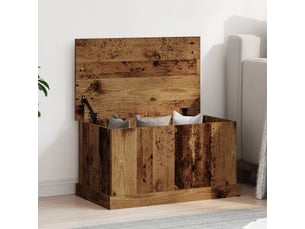 Boîtes de rangement vieux bois 70x40x38 cm bois d'ingénierie