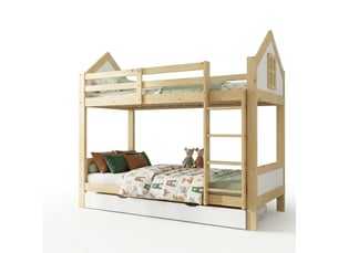 Lit superposé 90x190 cm Seren Glow coloris multicolore