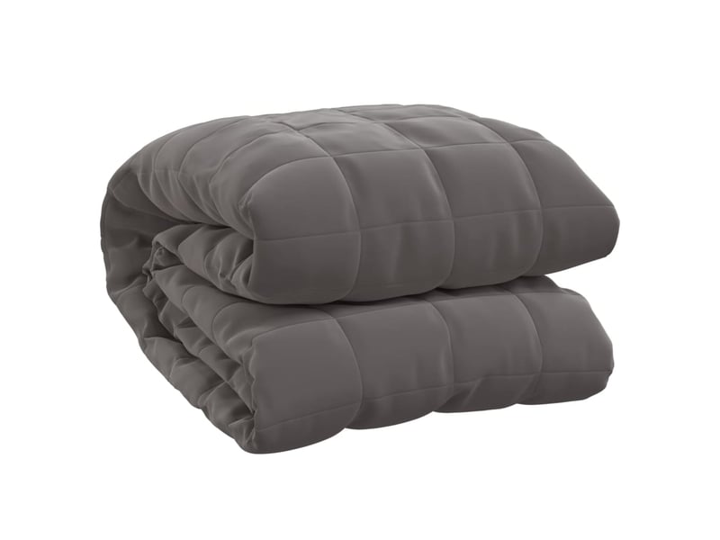  Couverture lestée adulte gris 200x220 cm 13 kg tissu shl84574  - Conforama A