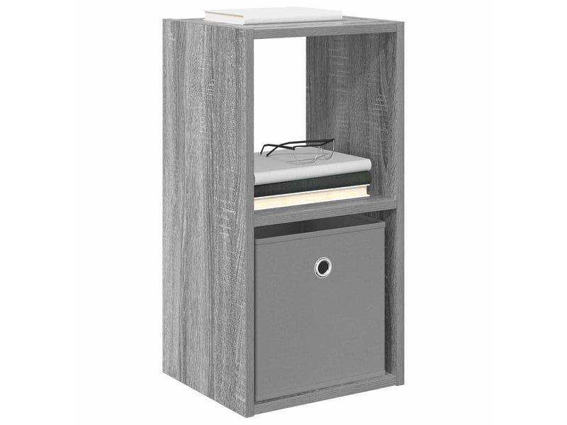  Table de chevet - cabinet de chevet - table de nuit gris sonoma 30,5 x 27 x 59,5 cm  - Conforama B